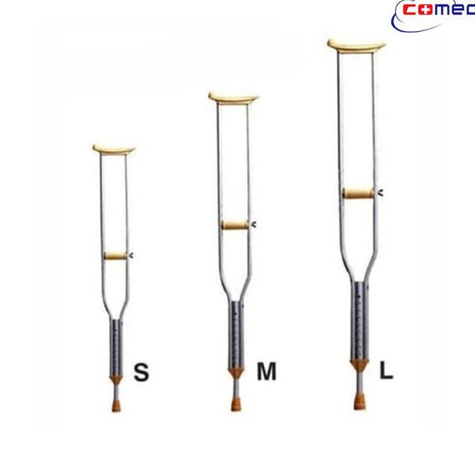 Tongkat Ketiak - Tongkat Bantu Jalan - Sepasang