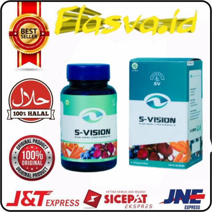 ] S VISION OBAT HERBAL MATA MINUS PLUS SILINDER SMART VISION ASLI BPOM