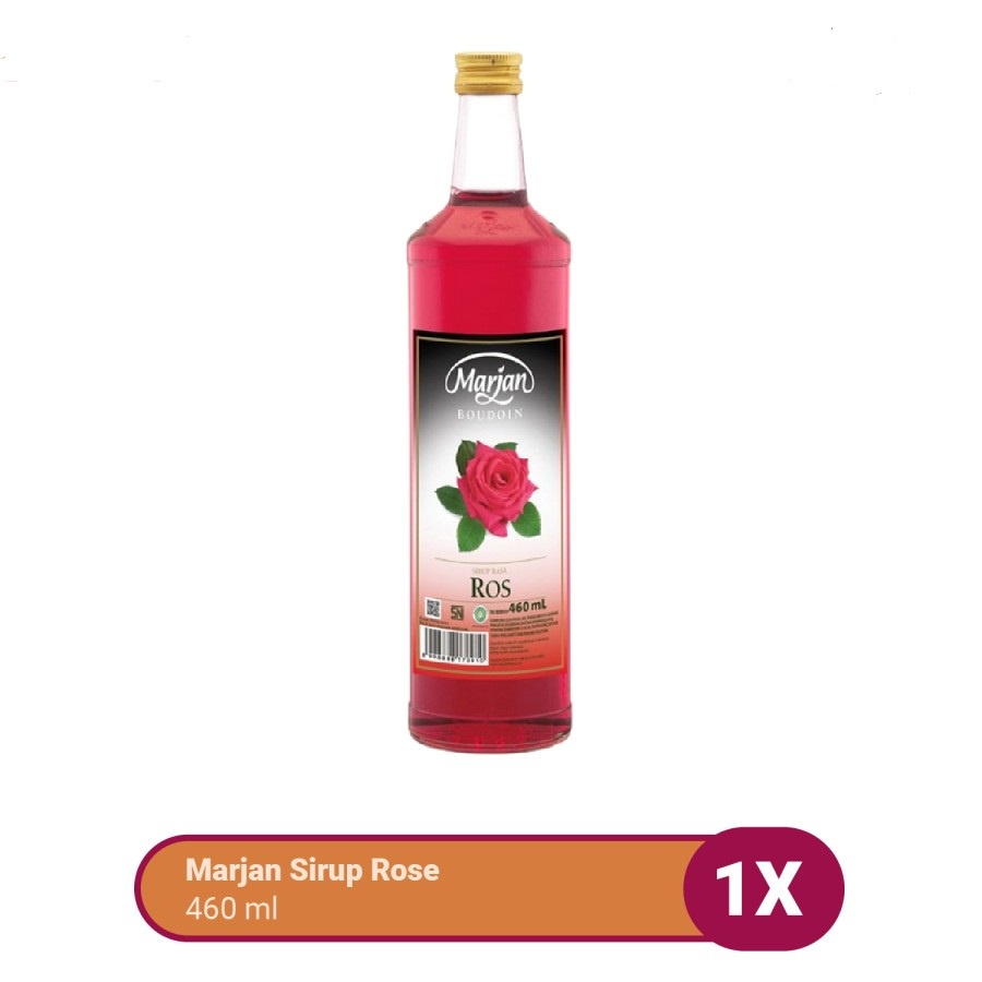 SIRUP ROSE MARJAN BOUDOIN SYRUP 460ML