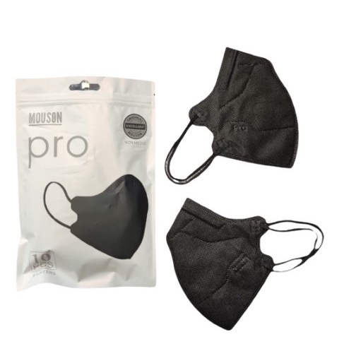 𝗪𝗶𝗻𝗱𝗮 𝗣𝗿𝗮𝗱𝗶𝘁𝗮 Masker KN95 Mouson Hitam Putih Warna 5ply Kawat Dalam 10pcs