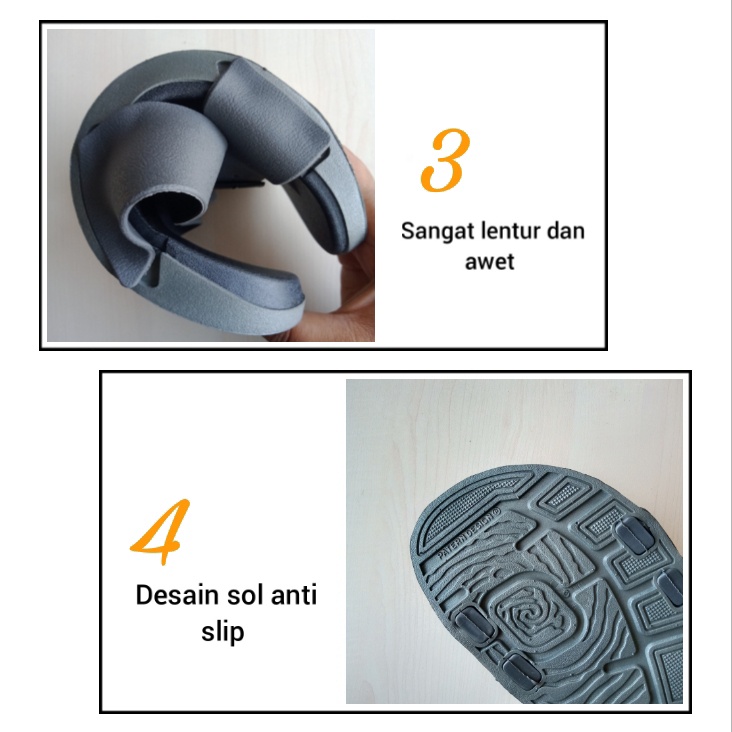 gos  NEW ERA MB 8031 Sandal karet pria | Sandal slop pria terbaru | Sandal pria Premium I Original I Slip on Sendal Karet anti slip