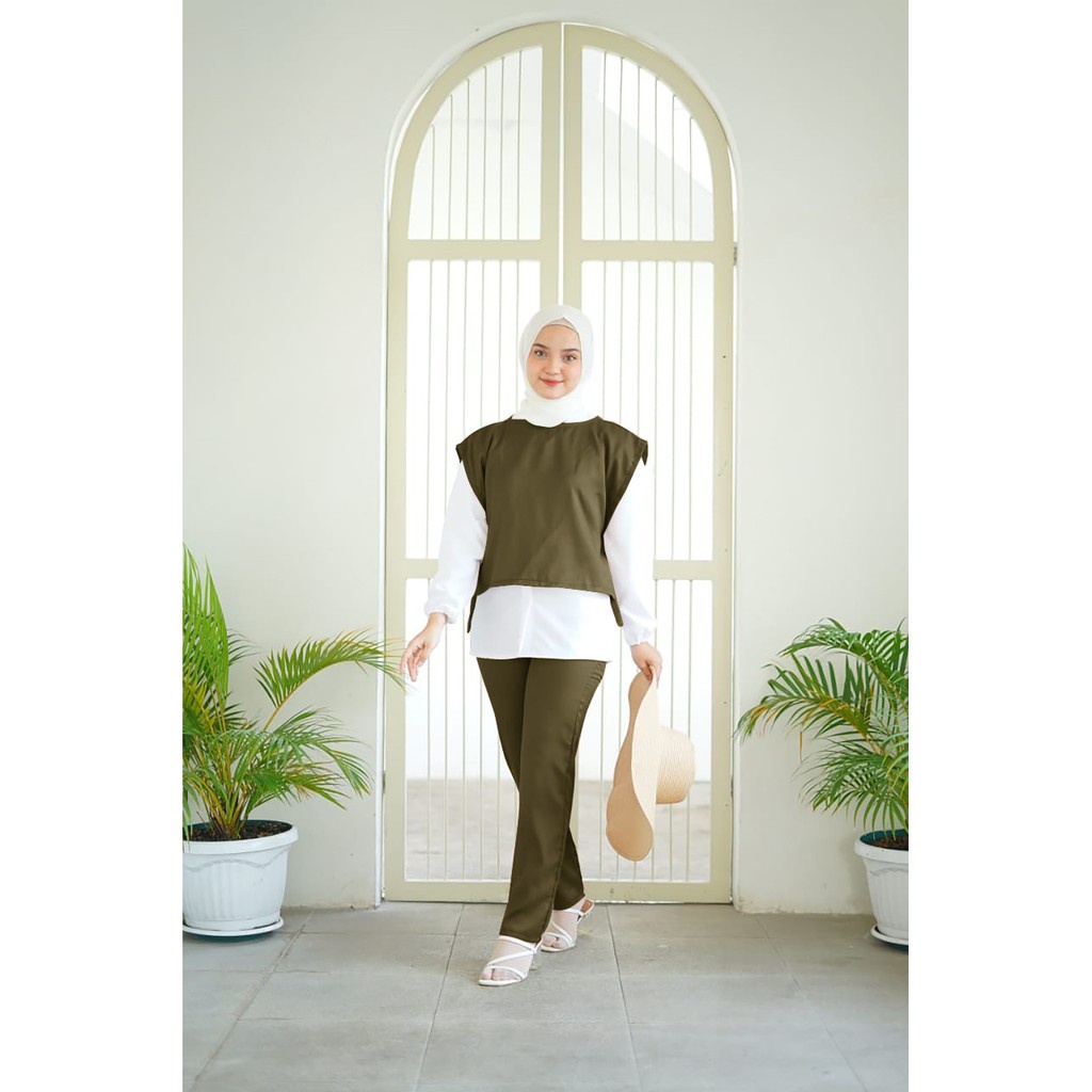 Stelan Ninos Ad St 591 Terbaru Ov277 Setelan Jumbo Samoa Moam Bru Fo58 Vallina Outfit Joana Set 3In1