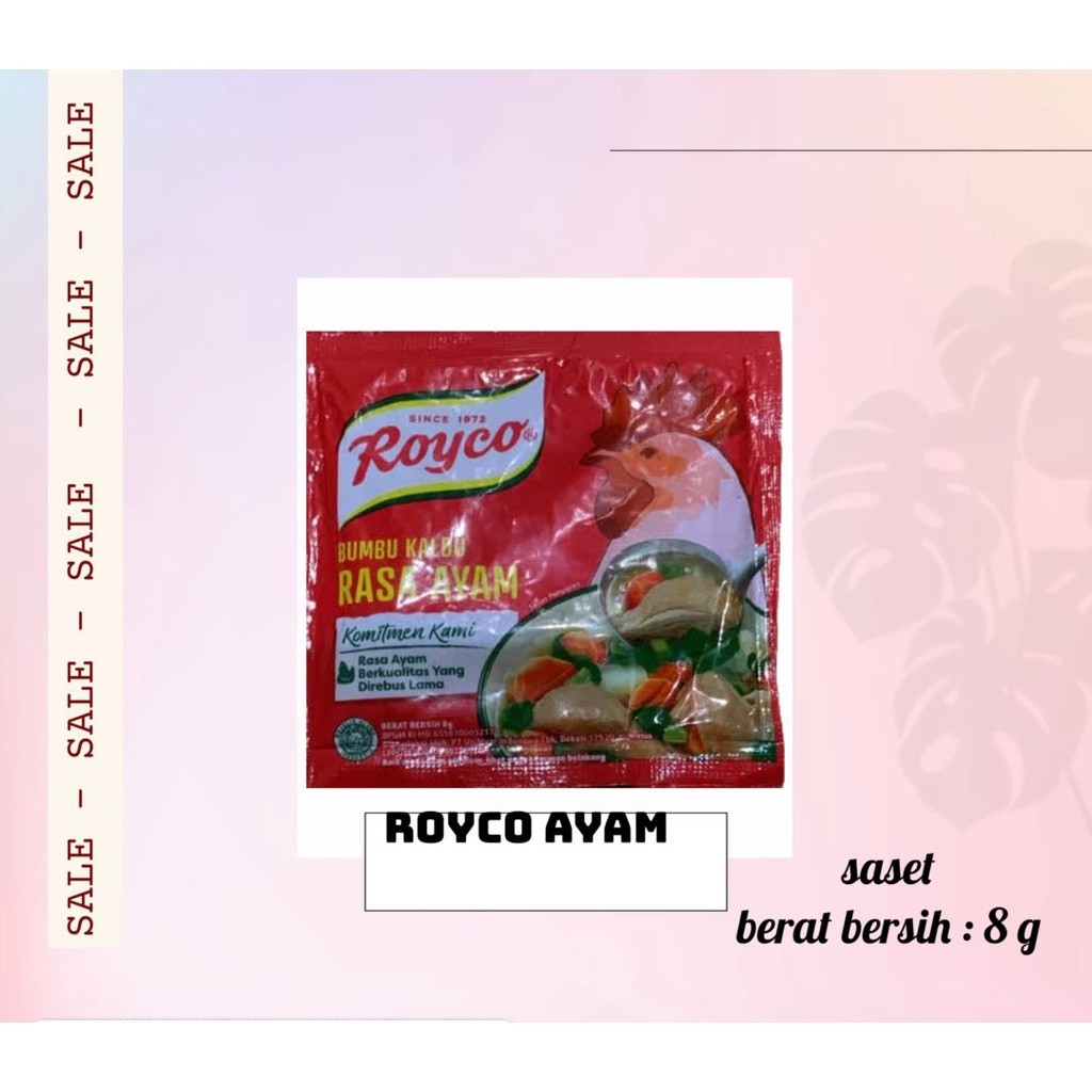 

royco ayam/bumbu masakan/royco ecer