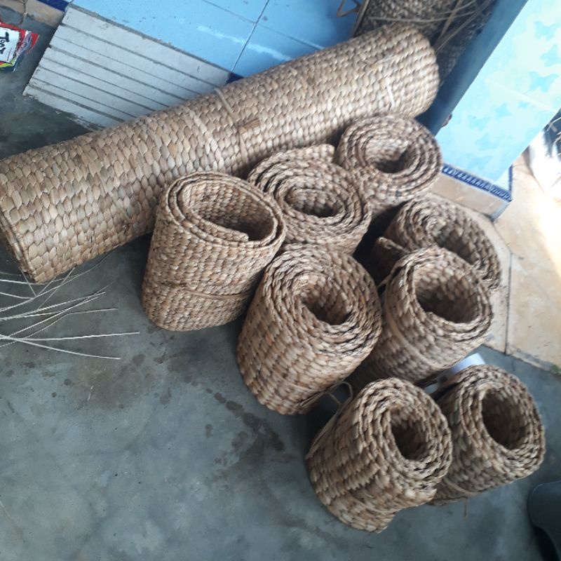 karpet anyaman eceng gondok