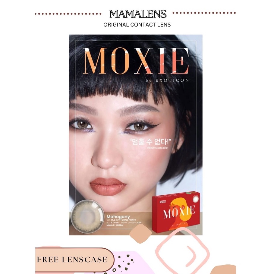 Softlens Moxie Minus -4.50 sd -6.00 Free Lenscase -MAMALENS