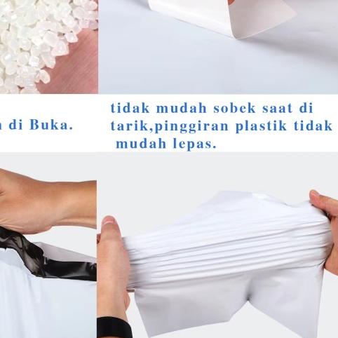 

Polymailer kantong paking kurir dhl uk 20x30 (isi 100 lbr) Murah - Putih no-Glossy