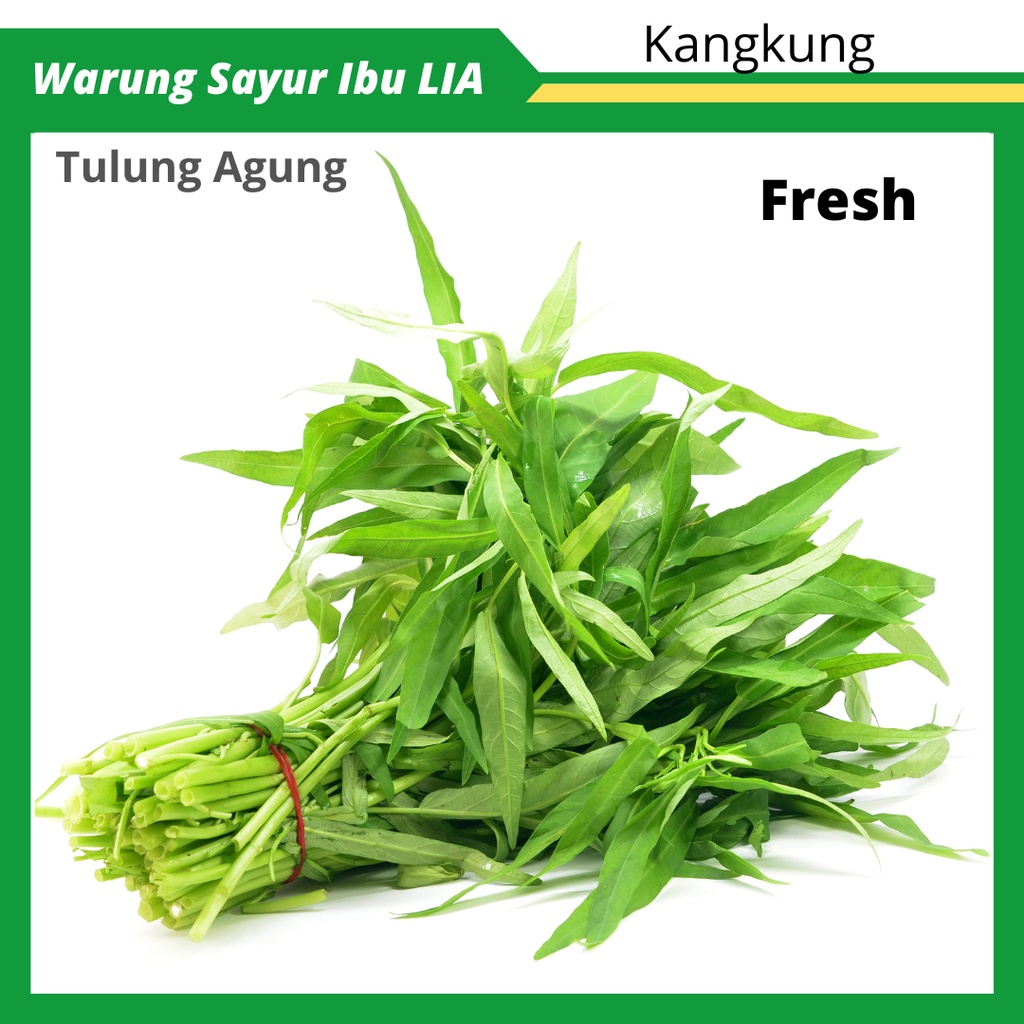 

Kangkung Hijau Segar Per Ikat Makanan Sayur Sayuran Segar Tulungagung