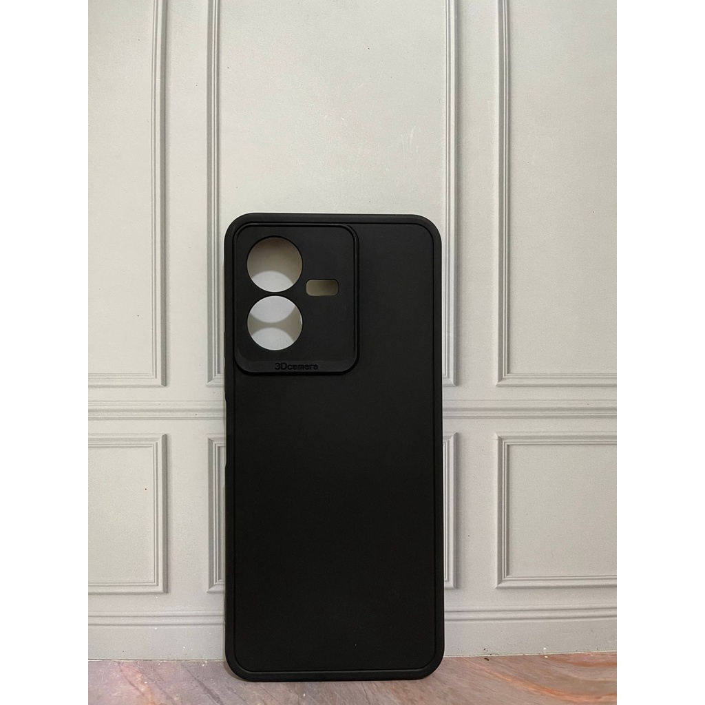 Vivo Y22 Soft Case Candy Proctector 3D Camera Silicon Warna Premium White_Cell