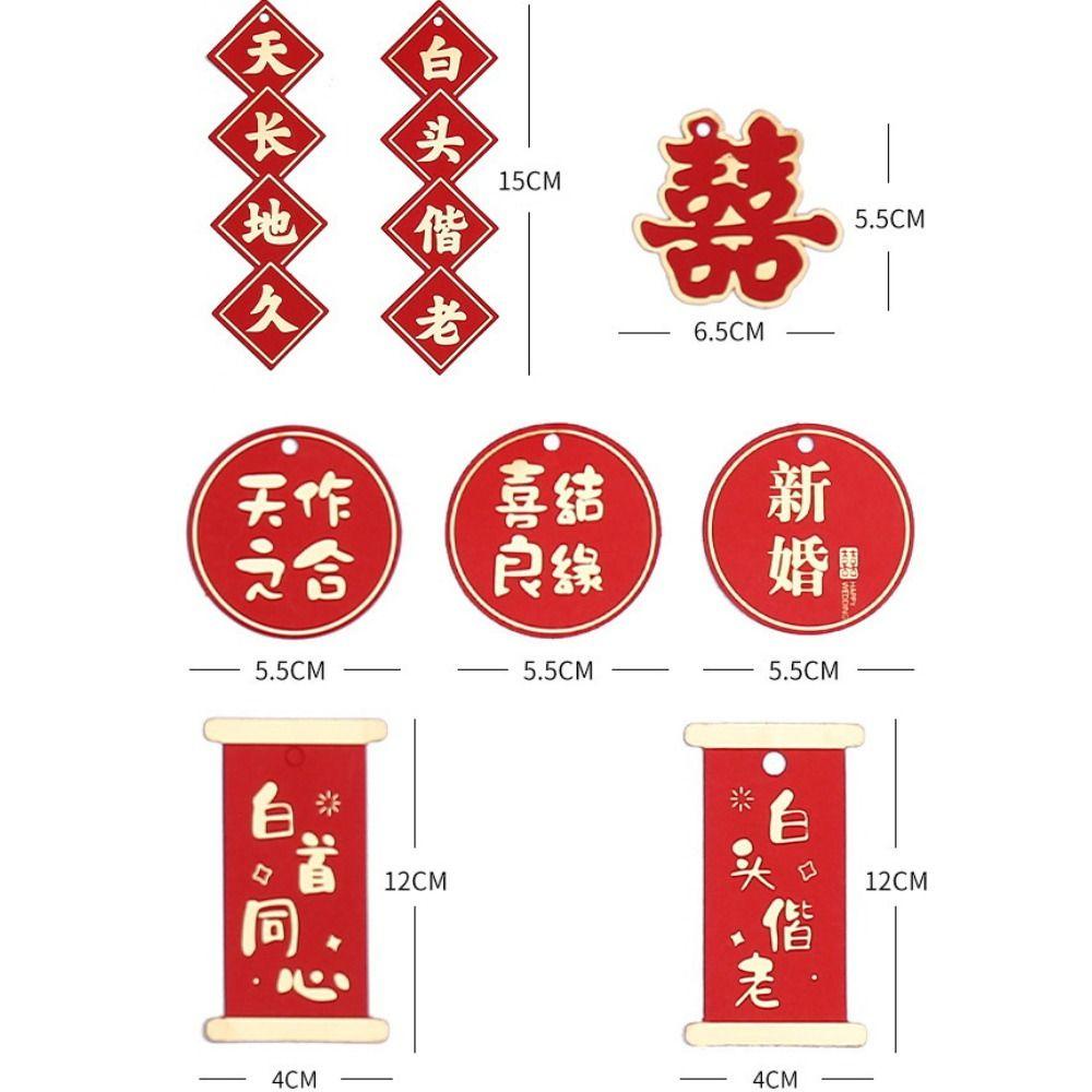 [Elegan] Liontin Pernikahan Gagang Pintu Gantung DIY Untuk Ornamen Bonsai Gaya China Rumah