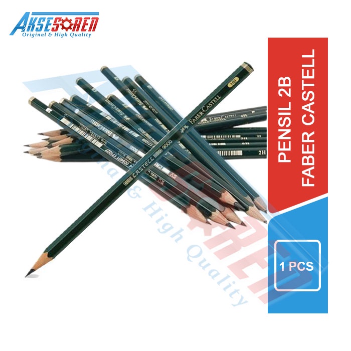 

Pensil 2B Faber Castell Graphite [9000/1 pcs] / Alat Tulis Ujian Komputer / Pencil Gambar Menulis / Pinsil 2B / Pensil 2B Pencil / Alat Tulis Sekolah