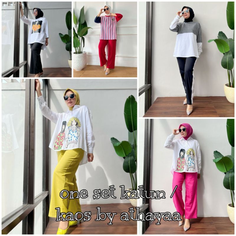 ONE SET KAOS / KATUN BY ATHAYAA