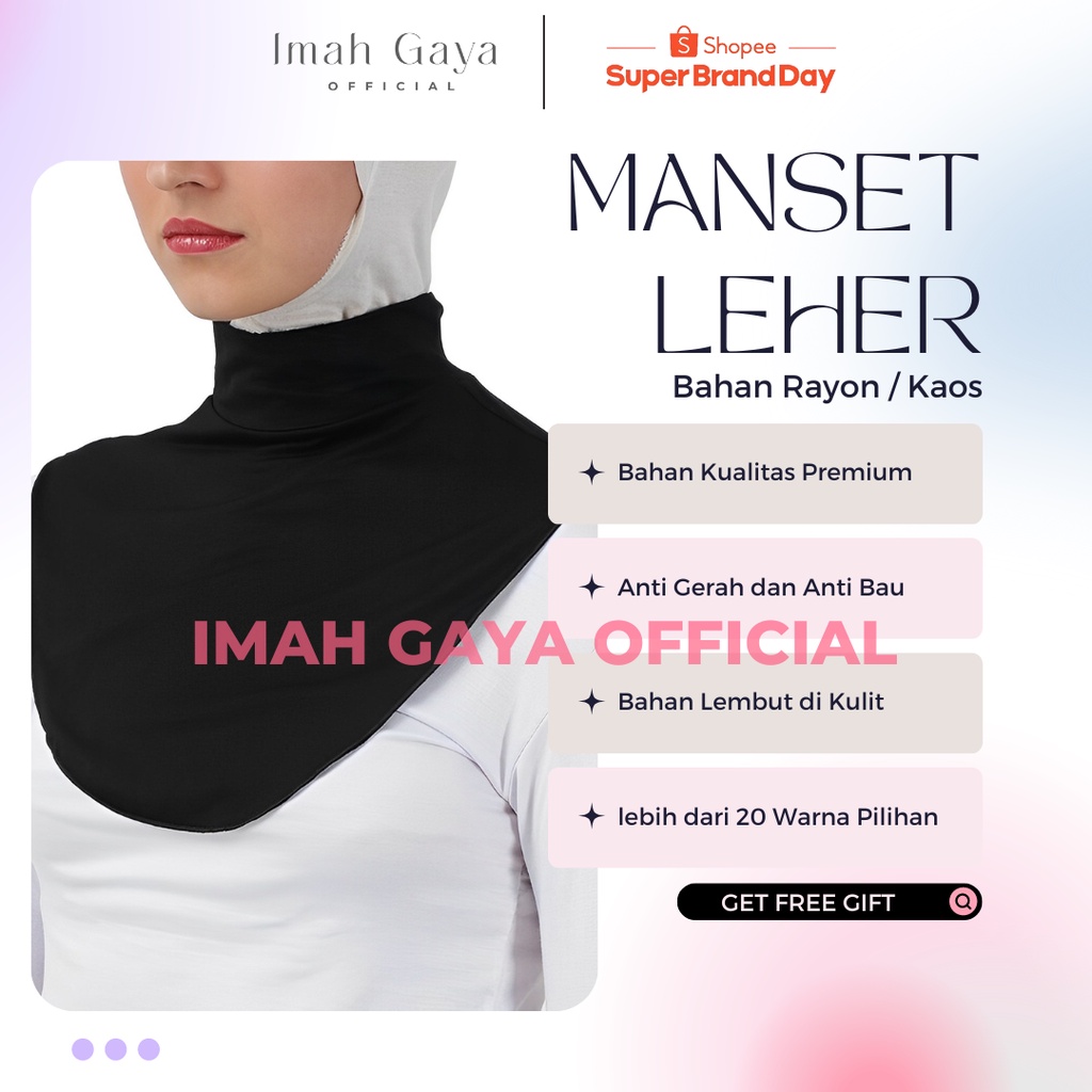 Manset Inner Leher BAHAN RAYON PREMIUM Wanita Dewasa Standar Polos Soft Rayon Lembut Anti Gerah