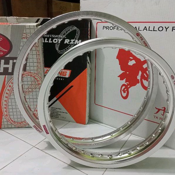 Velg Pelek 19/160 + 16/215 TK Racing 28h Silver WM
