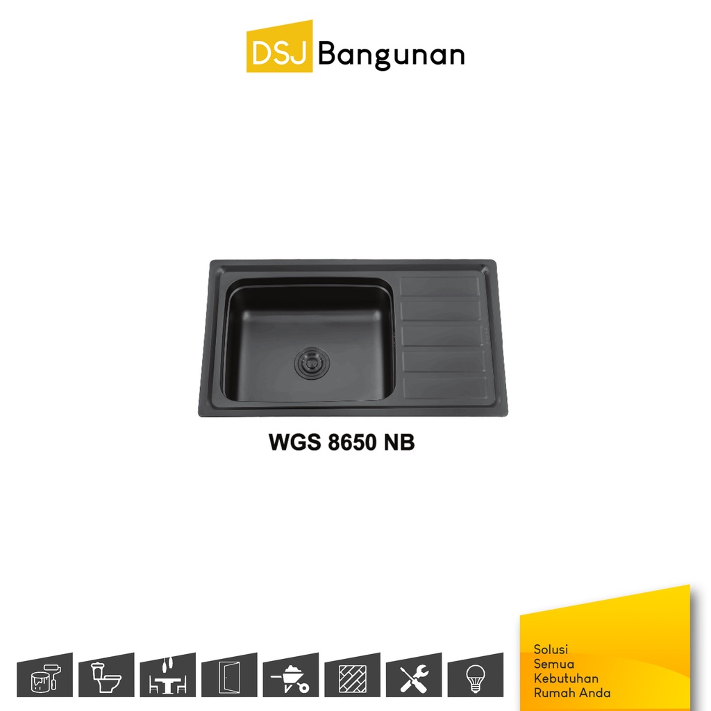 Wegen WGS 8650 NB Kitchen Sink / Bak Cuci Piring