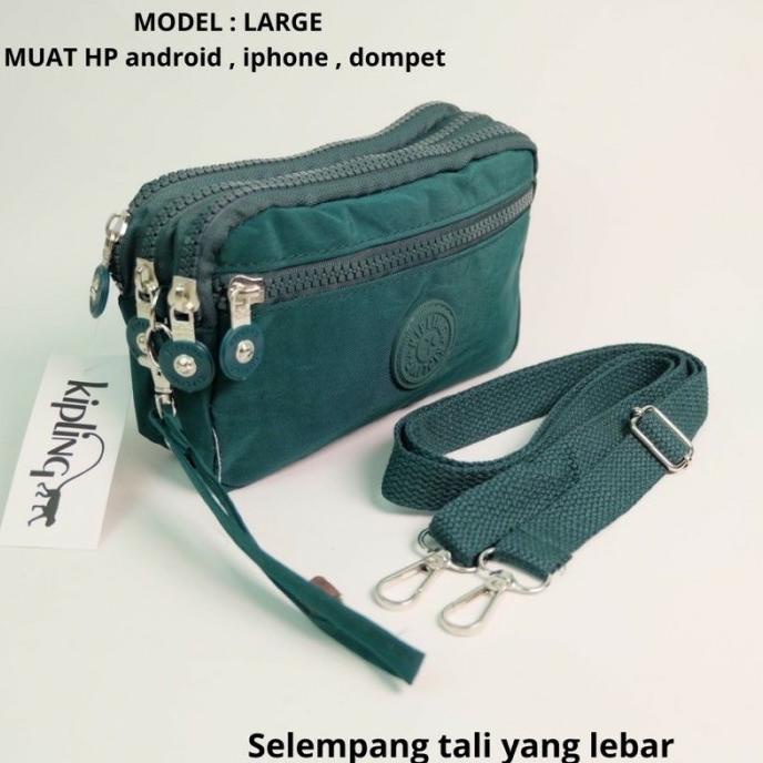 HRG DISKON DOMPET WANITA/TAS SELEMPANG ORIGINAL KIPLING 4RUANG/WATERPOOF