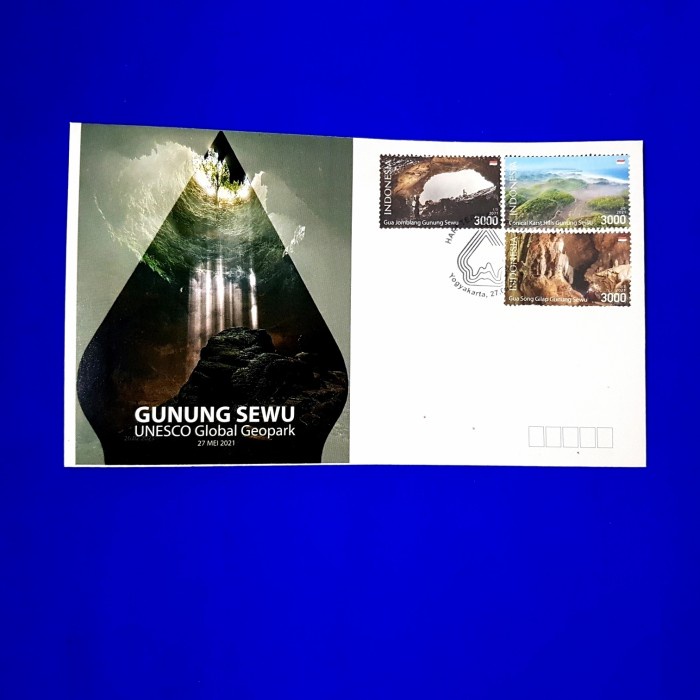 

Berkualitas Perangko/Prangko Indonesia. Shp Gunung Sewu Unesco Global Park 2021 Bergaransi