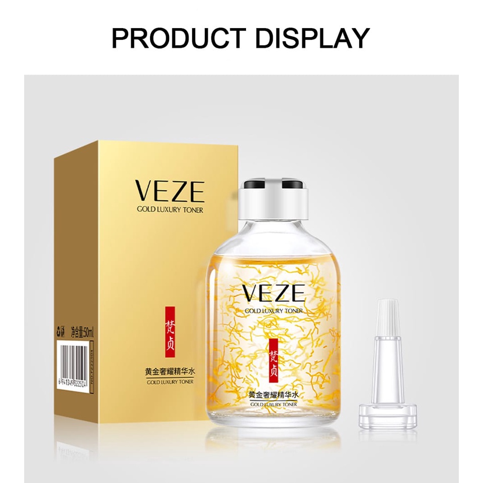 VEZE Line Carving Toner Collagen Protein and Gold Luxury Toner