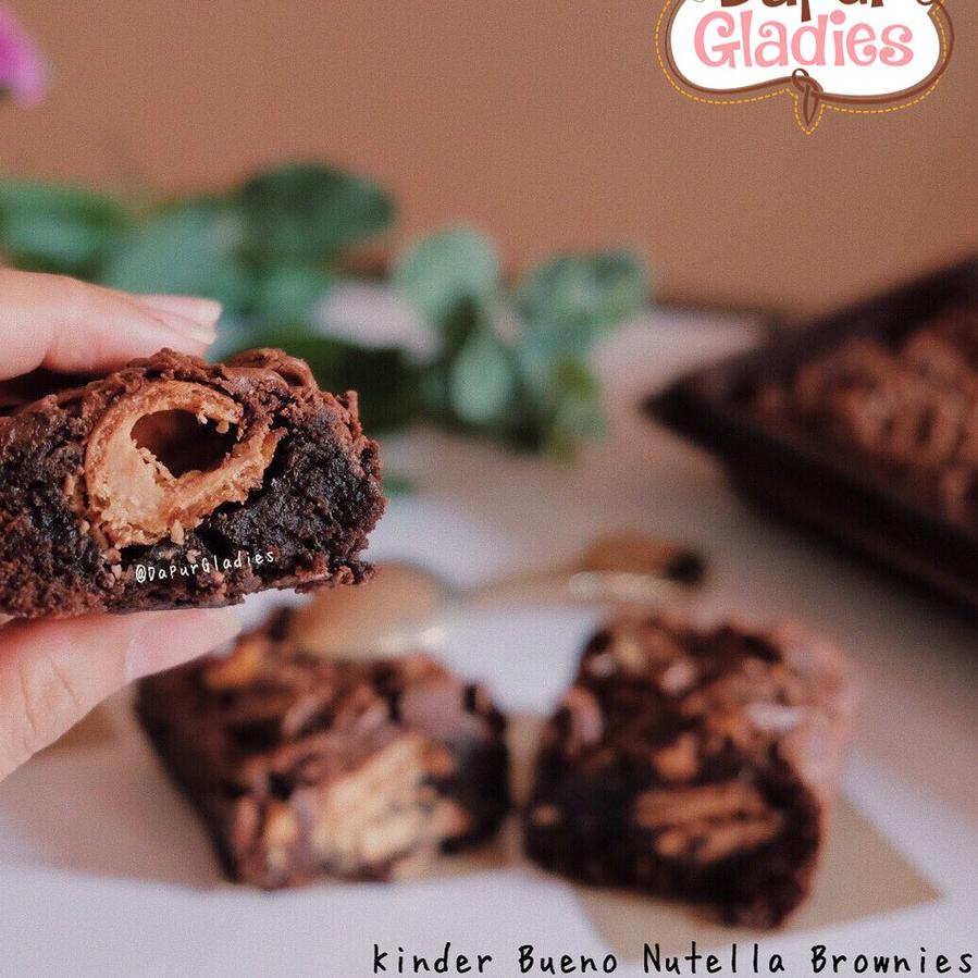 

GRATIS ONGKIR✅Brownies Kinder Bueno Nutella|RA3