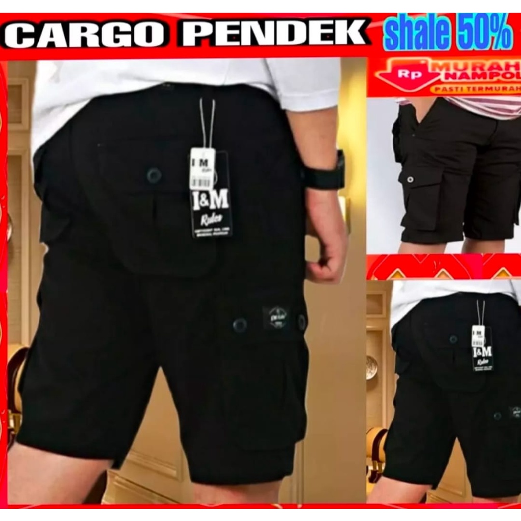 celana pendek cargo pria/celana cargo/celana murah/fashion pria/celana pendek cargo pria trbaru -c-o-d