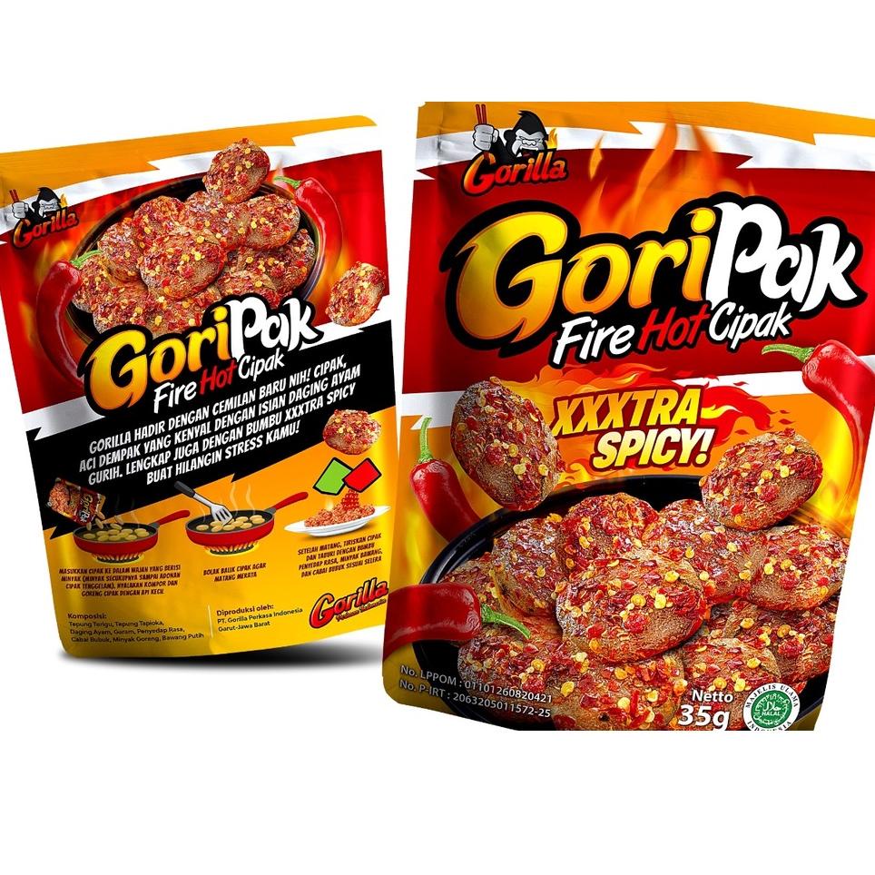 

Cuma disini--Cipak Makanan Instan Pedas GORILLA cipak koceak