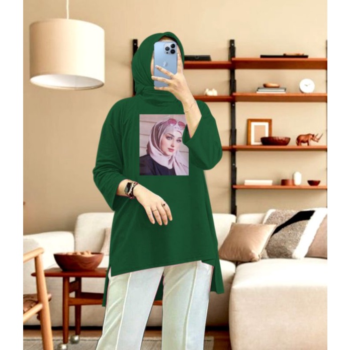 TUNIK HIJAB BASIC BAHAN BEBYTERRY OVERSIZE 04