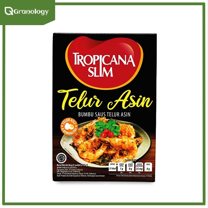 Tropicana Slim Bumbu Saus Telur Asin Rendah Lemak dan Garam