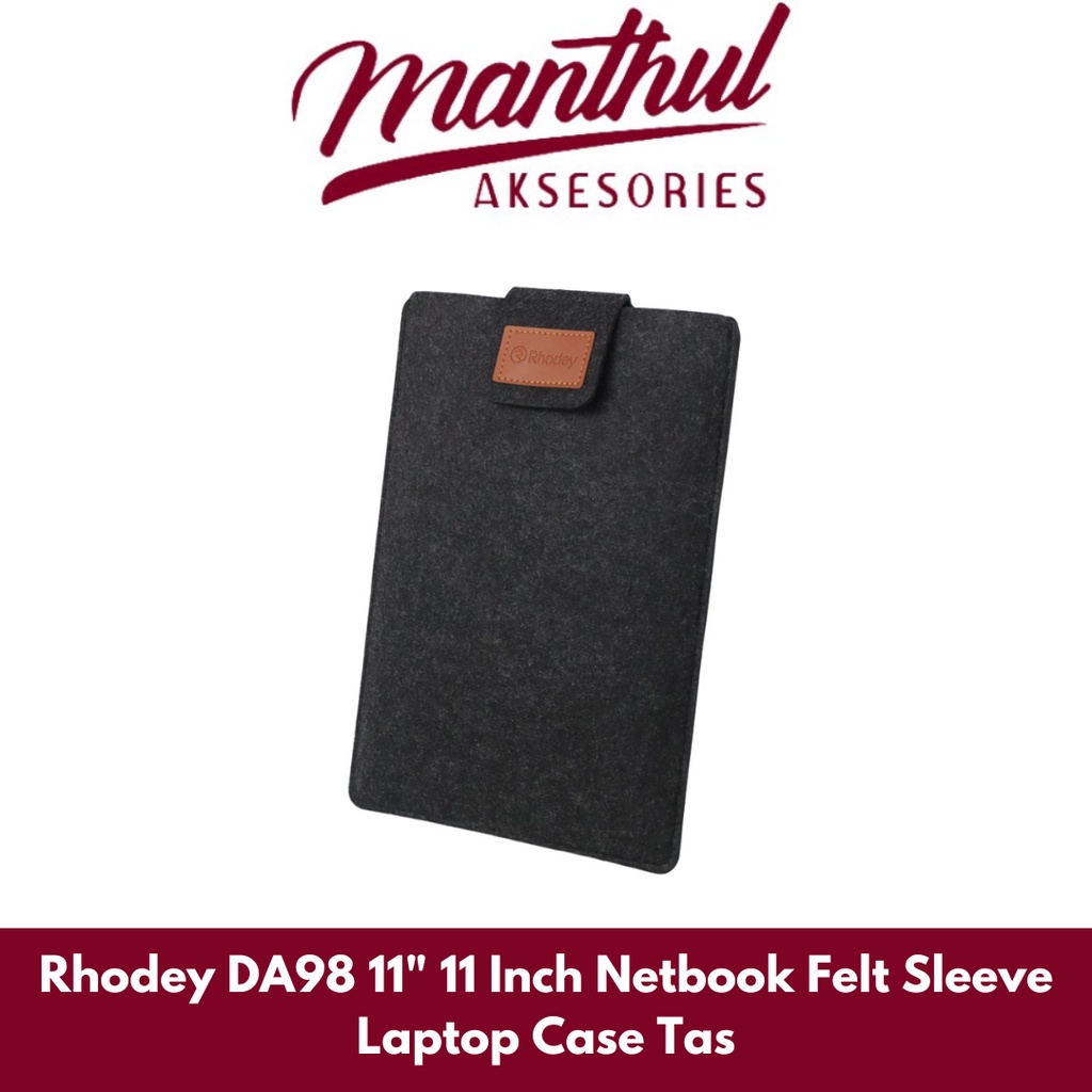 Rhodey DA98 11&quot; 11 Inch Netbook Felt Sleeve Laptop Case Tas