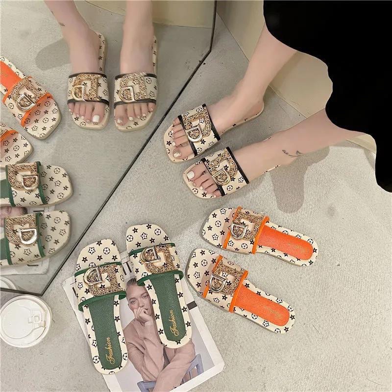 SA007 SANDAL FASHION WANITA WEDGES WANITA SLIP ON WANITA