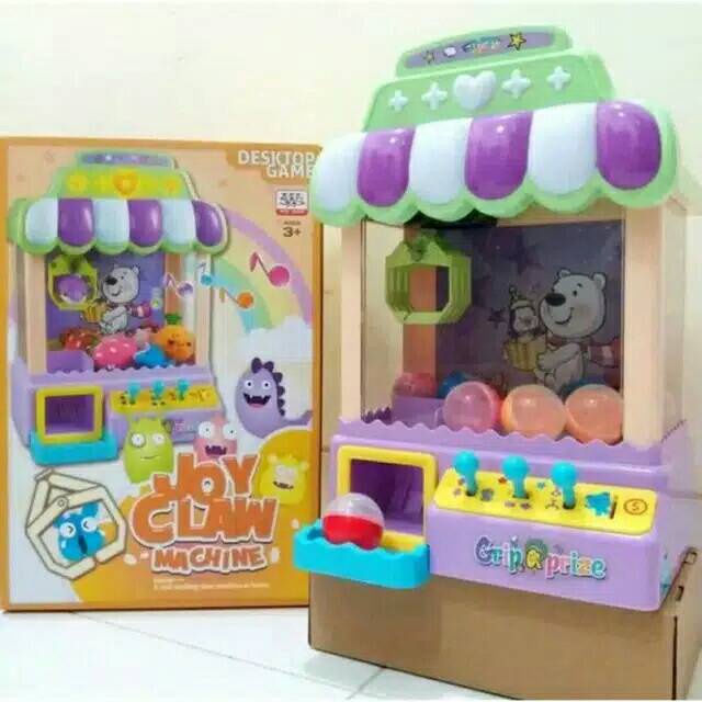 Toy Claw Machine mainan pancing boneka dapat bola + boneka