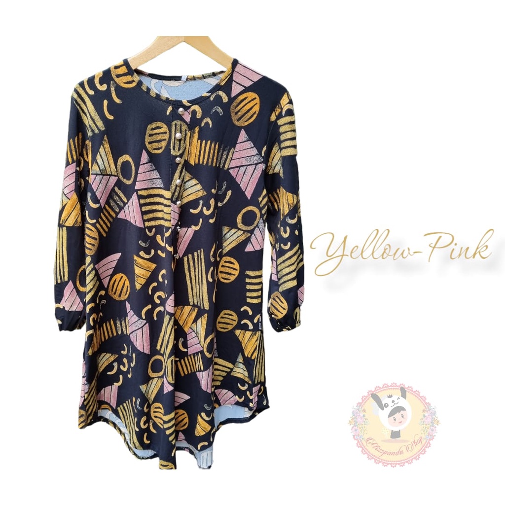 Blouse Wanita Spandek Korea Jersey Premiun Printing Jumbo Size