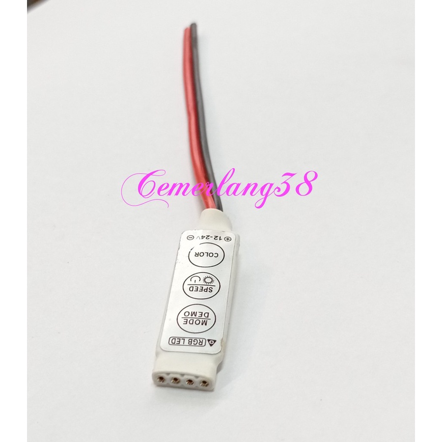 Led Controller RGB Dimmer Mini 12V - 24V Modul Led Controler Dimmer