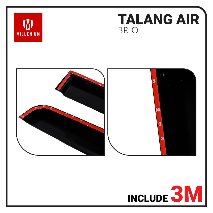 TALANG AIR PINTU MOBIL HONDA BRIO 2012 - 2017 MODEL FLAT