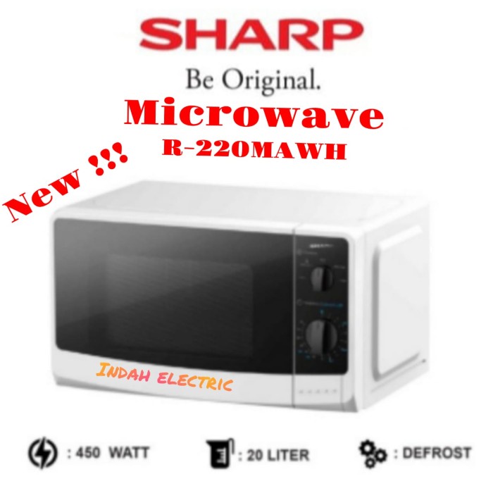 Microwave Microwave Sharp R -220Ma Wh 20L / Sharp Microwave Solo 20L R-220Mawh