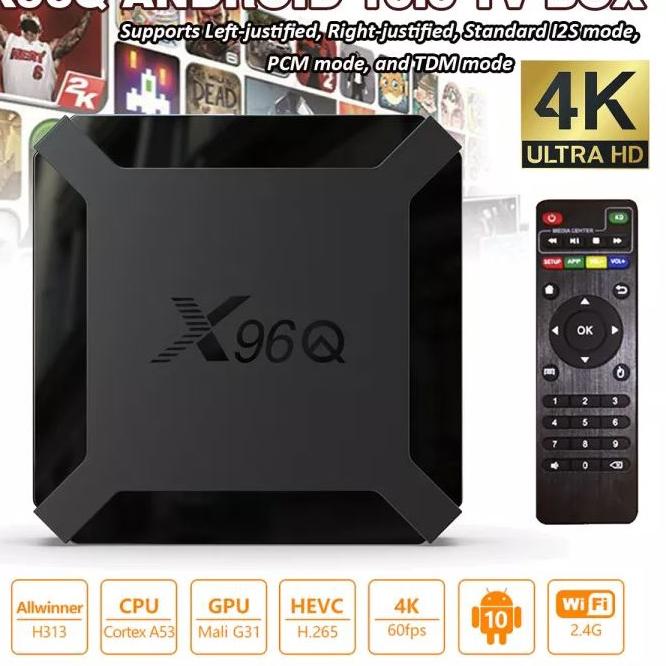 KodeJj8J3--X96Q / X96 Mini TV Box Android 2GB RAM + 16GB ROM Smart TV