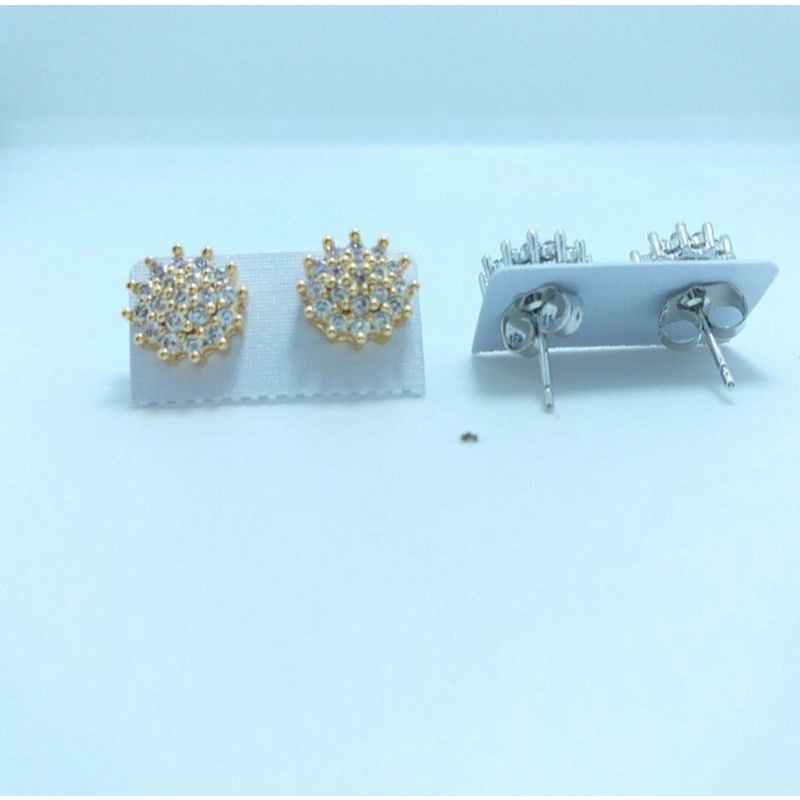 Anting Tusuk Dewasa Anting permata titanium anti karat
