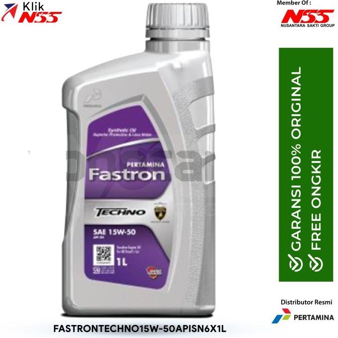 Oli Mobil Pertamina - Fastron Techno 15W-50 (1L)