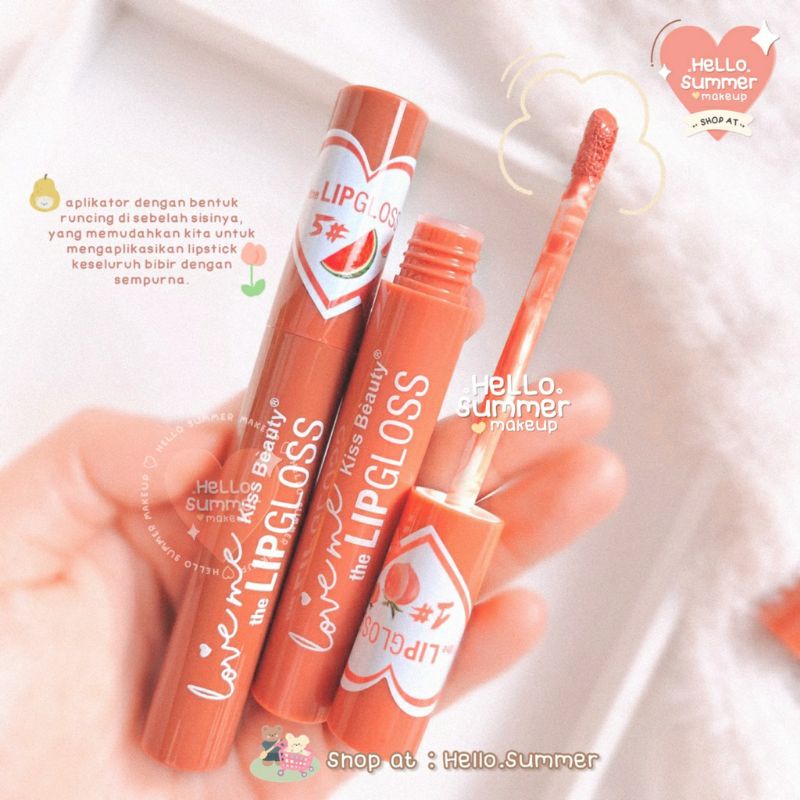 LIPSTIK WATERPROOF - LIPGLOS - LIPTINT - LIPSTIK TAHAN LAMA DAN RINGAN - LOVE ME VELVET