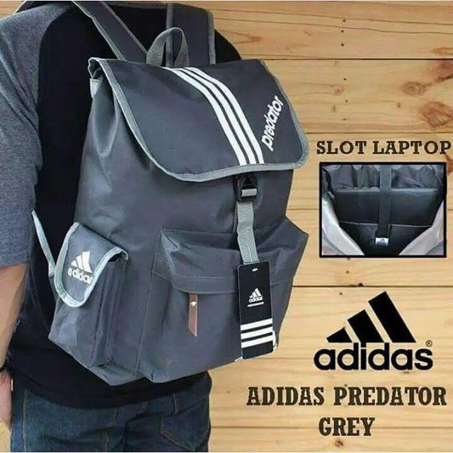 Tas Ransel Backpack Sekolah SMP SMA Kerja Cowok / Laki Laki / Cewek / Perempuan ADIDAS PREDATOR mura