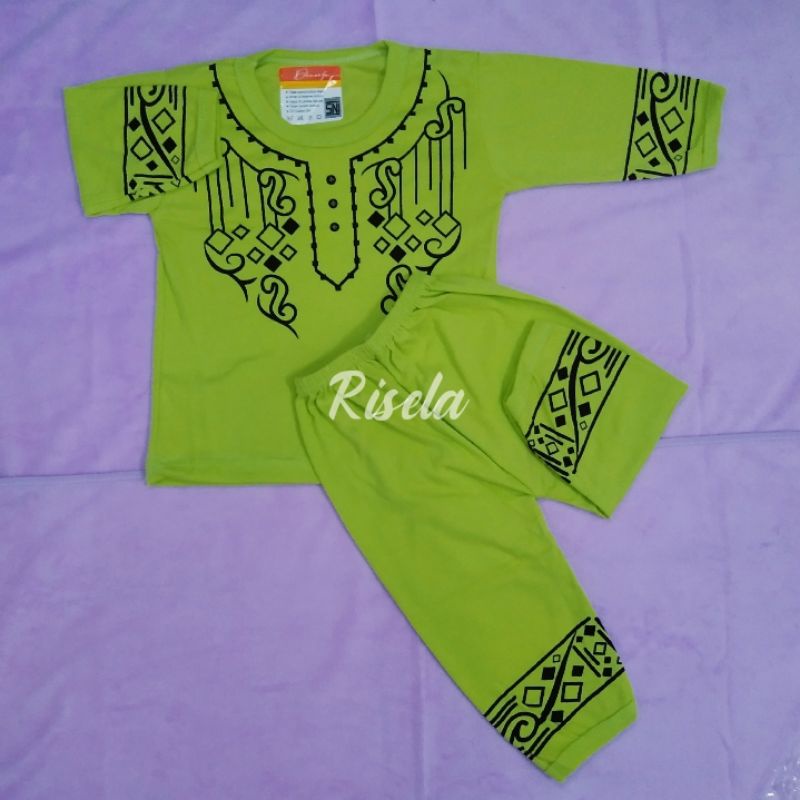 Setelan Oblong Bayi/Setelan Piyama Dnoorfa SNI Original Motif Lucu