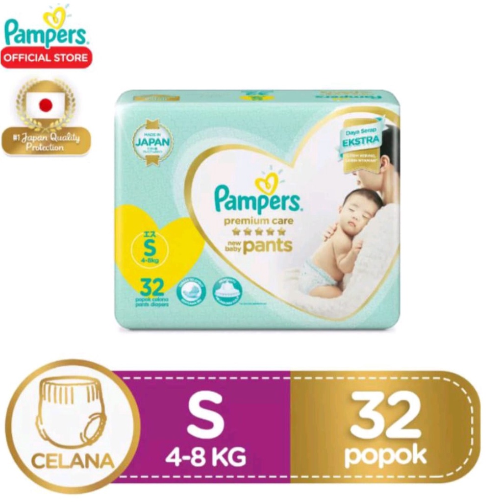 PAMPERS Premium Care Popok Celana XXL28/M68/L62/XL54