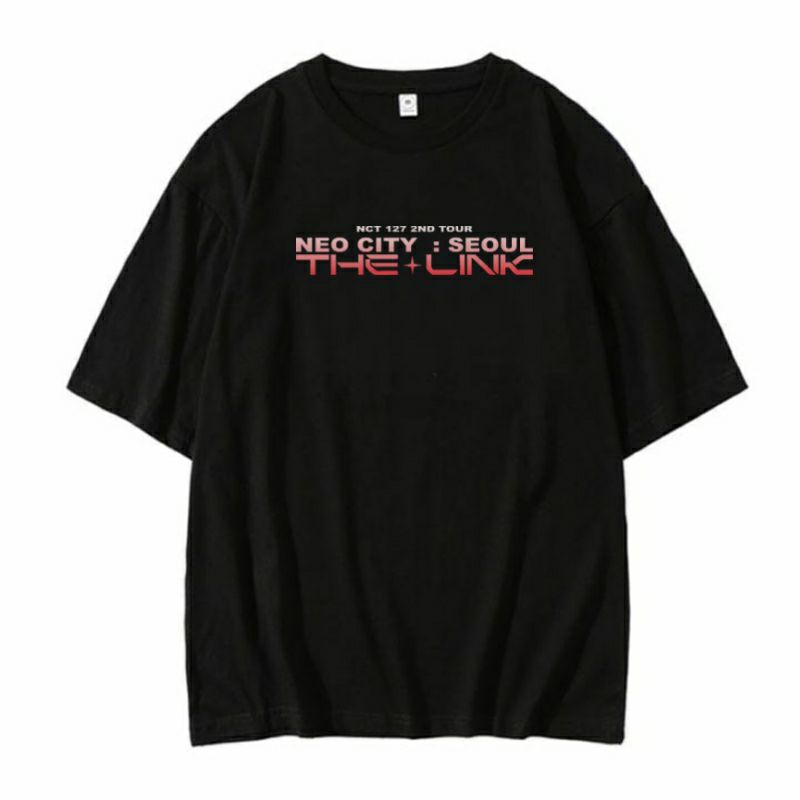 Kaos Kpop NCat 127 Neo City The Link GRADASI MERAH