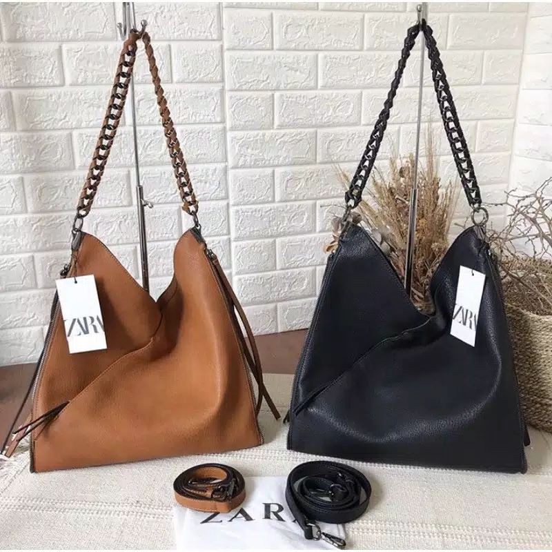 Tas ZR Selempang Import ORI import Tote and shoulder bag Chain Bucket Bag Selempang Ladies handbag