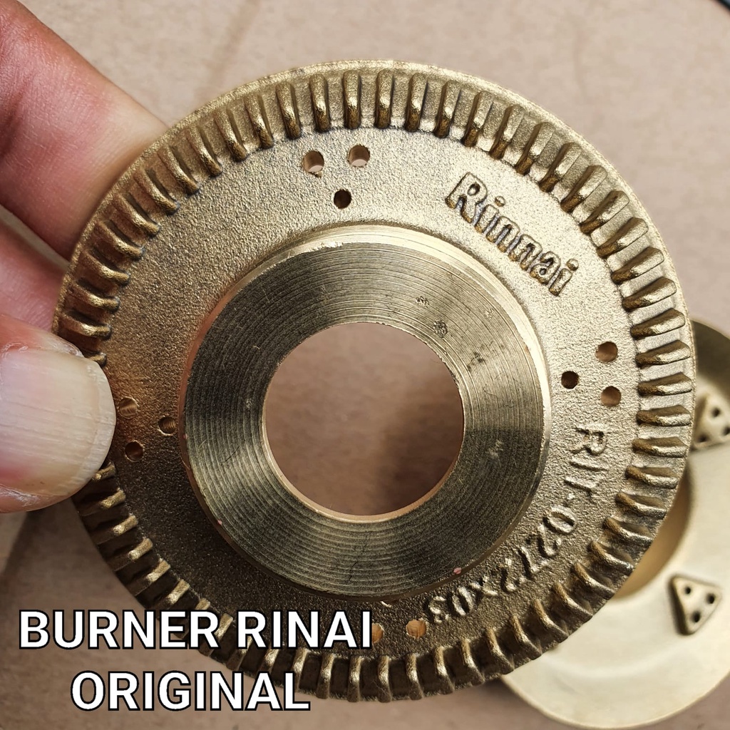 BURNER KUNINGAN KECIL KOMPOR GAS RINNAI 511 522 C E 602 603 E ORIGINAL