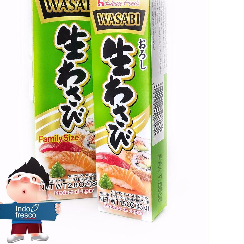 

COD✔️House Neri Wasabi Tube- Pasta Wasabi Jepang 43 gr|RA5