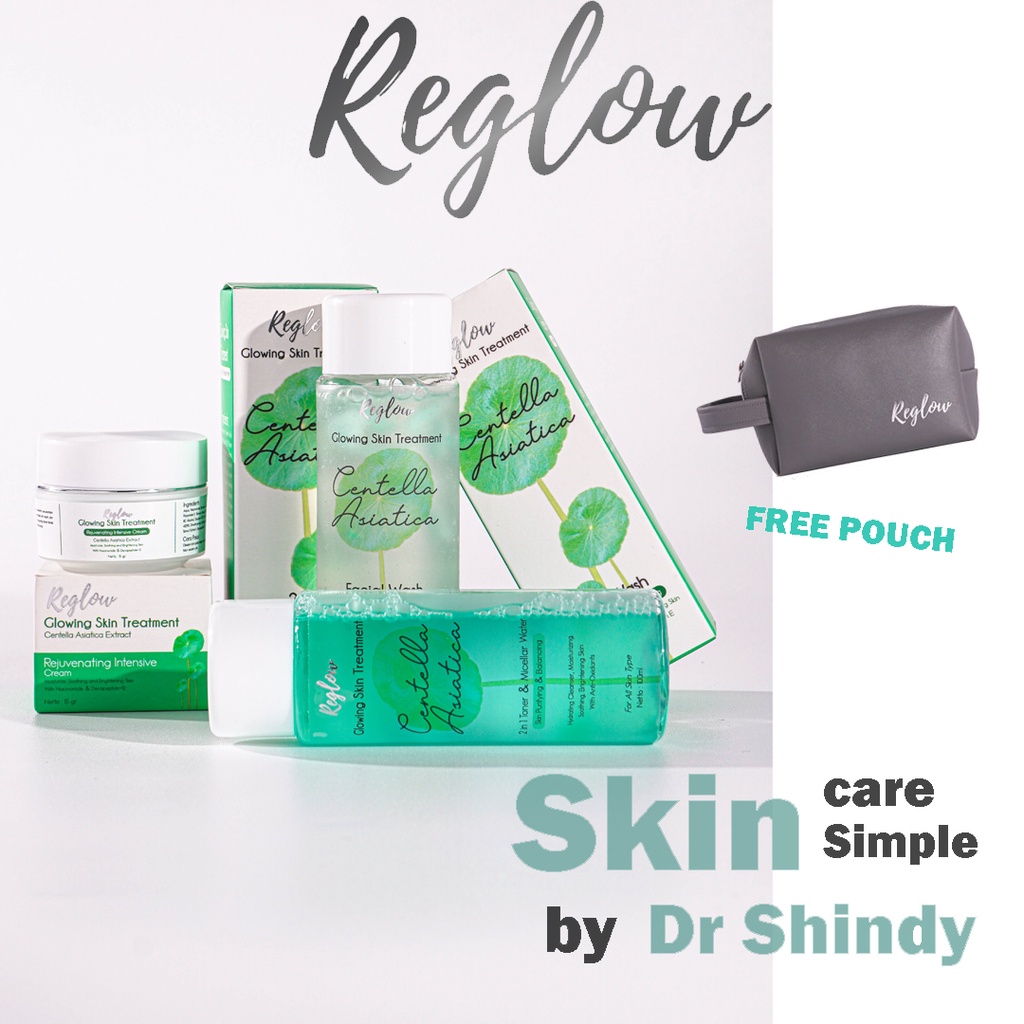 RGlow Skinker Original Perawatan Wajah Simpel Ala Dokter Sindy Putri Treatmen Glowing pembersih Muka