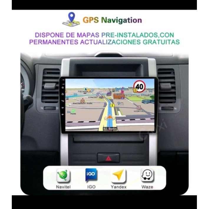 head unit tv mobil android Nissan 9inch ram 2/32 free kamera mundur