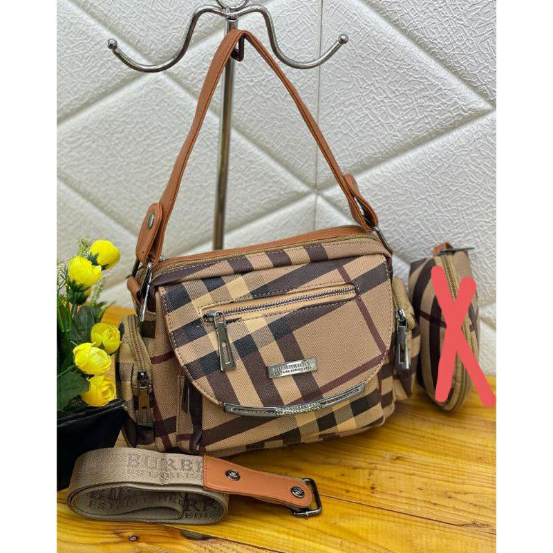 Tas Slempang Burberry  size 29x18 cm. Tas Slempang Wanita Tas Burberry Terbaru Bisa COD!!