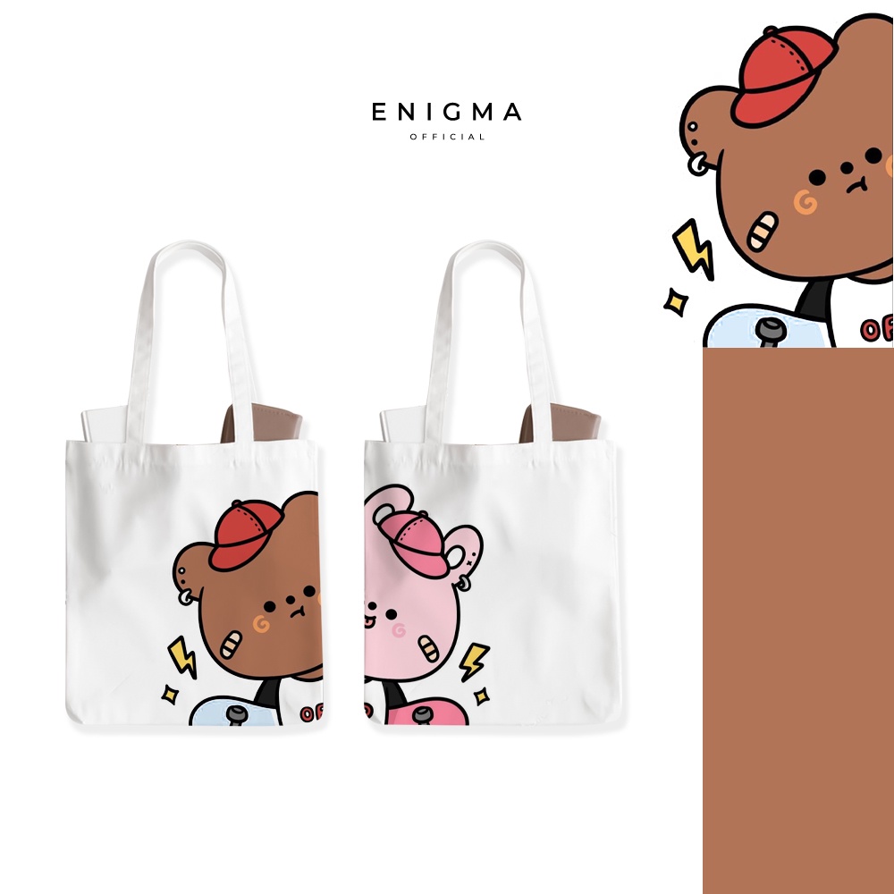 TOTEBAG KANVAS TAS WANITA AESTHETIC ORIGINAL ENIGMA