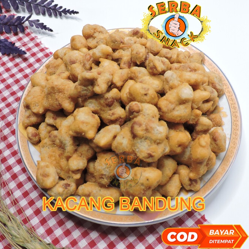 

Kacang Bandung 250gr Renyah Gurih Makanan Ringan Cemilan Kiloan