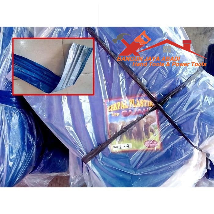TERPAL PLASTIK/TERPAL A3/TERPAL TENDA/TERPAL JADI 5x6 BJA